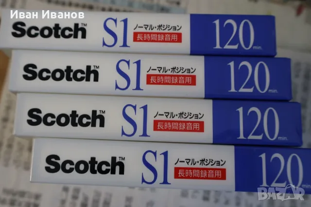 SCOTCH S1 120 японски аудиокасети , снимка 2 - Аудио касети - 56731891