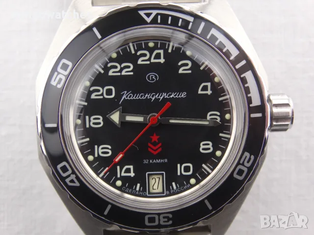 ВОСТОК КОМАНДИРСКИЕ АВТОМАТИЧЕН-24 часа ref: 650541