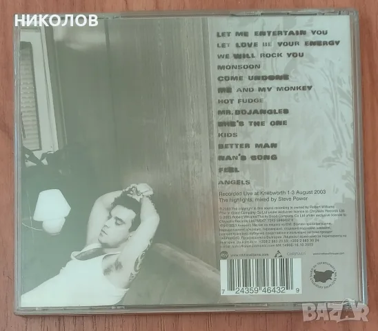 ROBBIE WILLIAMS -  LIVE , снимка 6 - CD дискове - 56561149