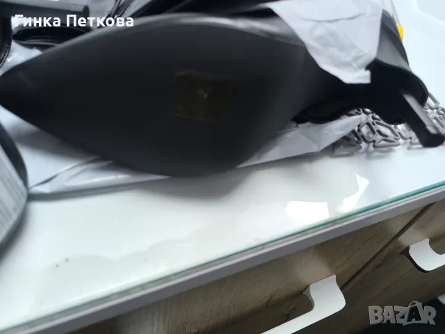 Черен ботуш над коляното, снимка 2 - Дамски ботуши - 56660563