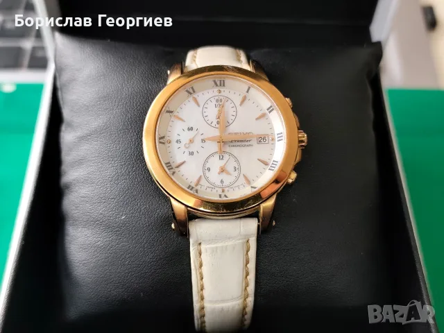 Дамски кварцов часовник seiko premier chronograph sndv68p1 , снимка 4 - Дамски - 56357588