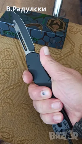Microtech, Spyderco, Real Steel, Heretic Knives..., снимка 12 - Ножове - 56372557