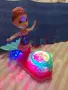 КУКЛА РУСАЛКА с LED проектор и музика Lala, снимка 2