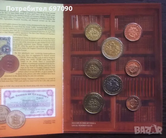Guernsey - Евро сет - 2004 - ПРОБИ, снимка 2 - Нумизматика и бонистика - 56626031