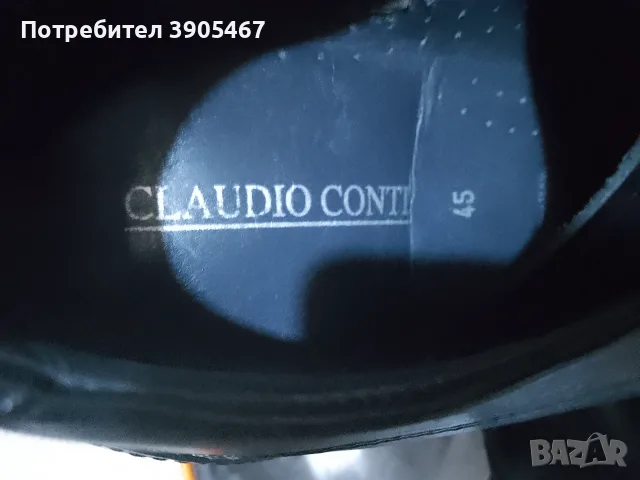 Мъжки обувки CLAUDIO CONTI #45, снимка 14 - Ежедневни обувки - 43183748
