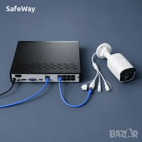 Reolink 4K PoE комплект с 4 камери + 2TB NVR (RLN8-410), снимка 3 - Комплекти за видеонаблюдение - 56594929