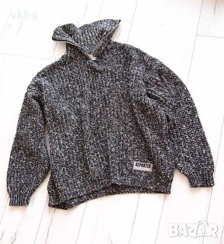 Oversize плетена мъжка блуза размер L. 