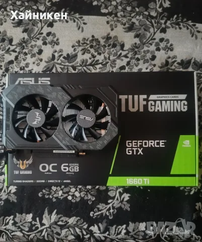 Asus Tuf Gaming GTX 1660 TI OC 6Gb.