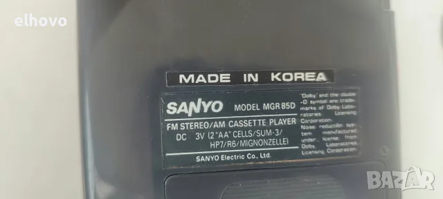 Уокмен Sanyo MGR 85D, снимка 3 - Други - 56606192