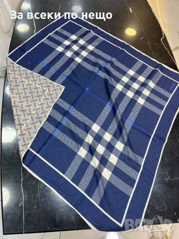 Burberry Луксозен Дамски Копринен Шал В Желитова Опаковка В Кутия - Различни Цветове Код SK2575