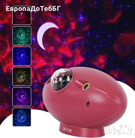 LED прожектора с нощно небе, звездни ефекти и луна (Starry Sky & Moon Projector
