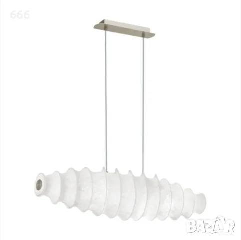 Полилей EGLO, 91941, TONNARA, висящ, E27, 2X60W, IP20, бял