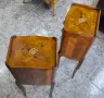 Френски антикварни шкафчета с интарзия, снимка 6