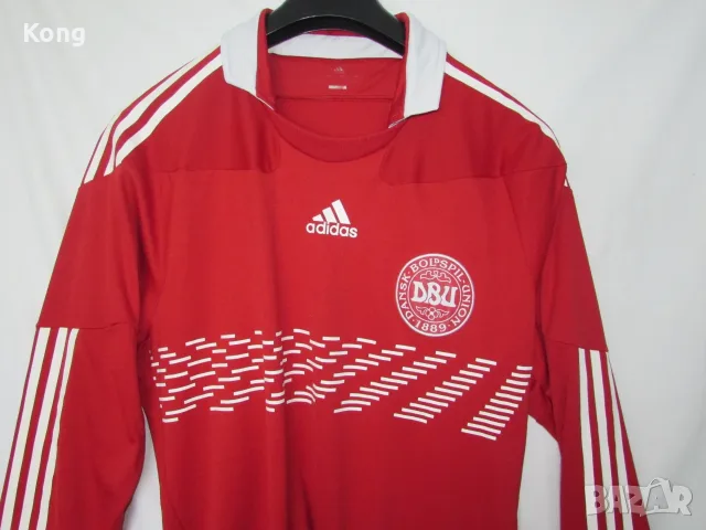 фланелка дълъг ръкав Adidas formotion Ливърпул Liverpool Адидас DENMARK 2010 футболна тениска Дания
