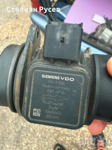 дебитомер siemens vdo 5wk9 7004   pbt gf30  за peugeot 206 1.4 hdi 67кс / partner - цена 30 евро   -