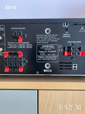 Ресийвър Onkyo TX-SR444, снимка 9 - Ресийвъри, усилватели, смесителни пултове - 56564364