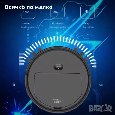 Прахосмукачка робот, снимка 4 - Прахосмукачки - 56683063