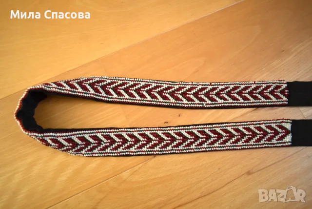 Мънистен колан за народна носия, снимка 4 - Колани - 56601111