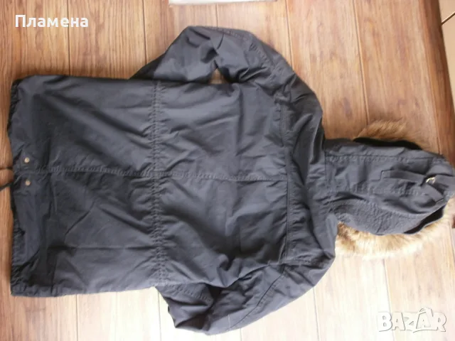 М Нова Мъжка Парка с Голяма Пухена Качулка Pull & Bear, снимка 12 - Якета - 56557539