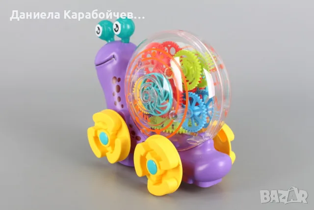 Охлювче проектор, Цвят: Лилав, снимка 3 - Играчки за стая - 56647164