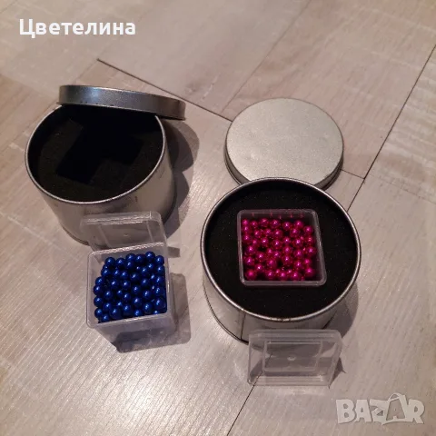 Магнитни топчета 3 мм., снимка 2 - Образователни игри - 56733332