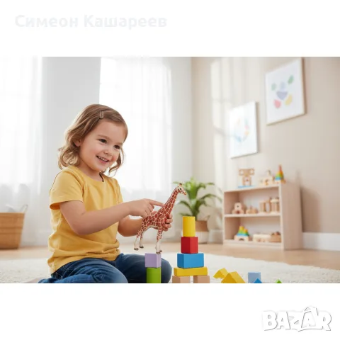 Реалистична фигурка Жираф Schleich, снимка 2 - Фигурки - 56708663