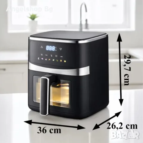 Фритюрник с горещ въздух 5L, снимка 4 - Фритюрници - 56582953