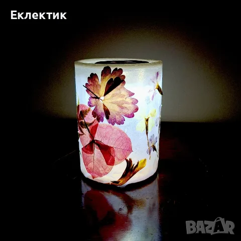 Фенер с хербарий, снимка 11 - Декорация за дома - 56652473