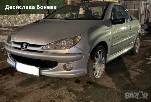 Peugeot 206cc 1,6, снимка 3 - Автомобили и джипове - 56661576