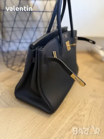 Hermes Birkin Togo 35 cm Черна, снимка 3 - Чанти - 56644997