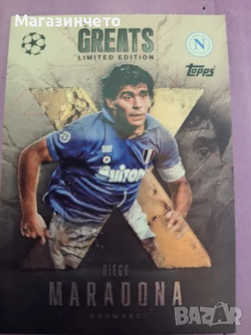 Topps Match Attax Extra (2025/26), лимитирано издание с надпис „Greats Limited Edition“ 