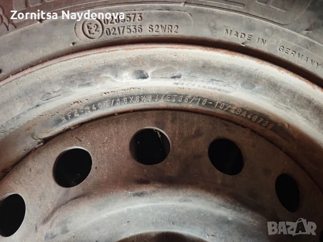 гуми с джанти 16х114.3, снимка 5 - Гуми и джанти - 56736345