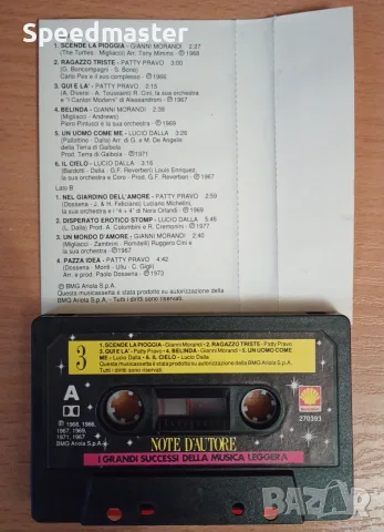 Note D'Autore / италианска музика , снимка 2 - Аудио касети - 56629149