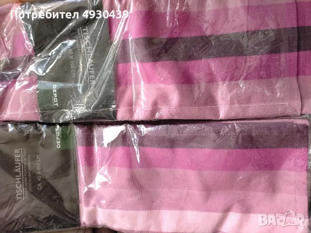 нов тишлайфер за маса 100% памук , снимка 2 - Покривки за маси - 56652725