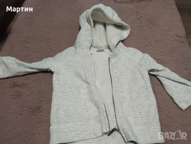 Суитчър , горнище за бебе 74 , снимка 3 - Бебешки блузки - 56709442