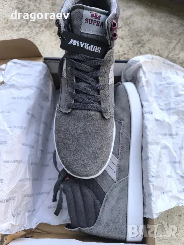 Нови кецове Supra Bandit Charcoal Grey, снимка 4 - Спортни обувки - 56660238