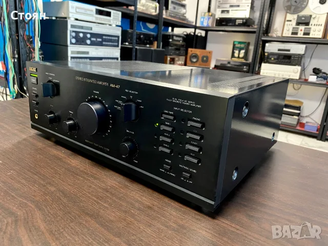 Vintage усилвател Akai, снимка 5 - Ресийвъри, усилватели, смесителни пултове - 56595903