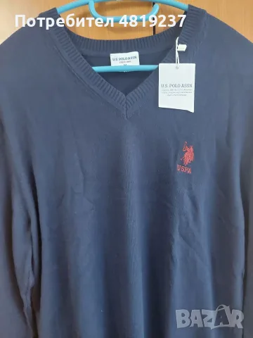 Мъжки пуловер U.S. Polo Assn. , снимка 4 - Пуловери - 56736122