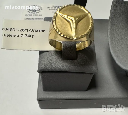 Златен пръстен 2.34гр., снимка 2 - Пръстени - 56657940