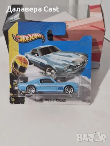 1/64 65 Mustang 2+2 Fastback HotWheels 