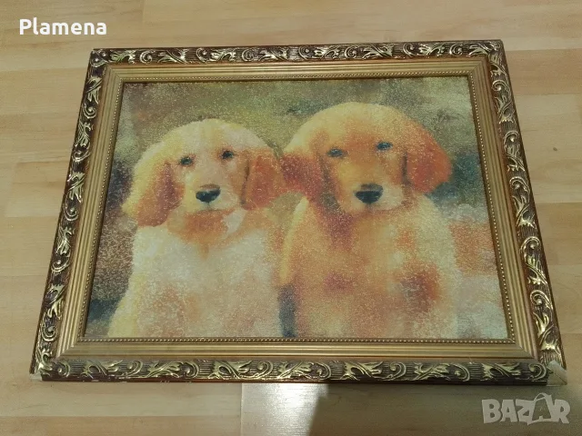 Голяма картина с кученца