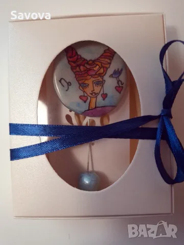 Зодиакални брошки - зодия Козирог, снимка 5 - Подаръци за жени - 56728632