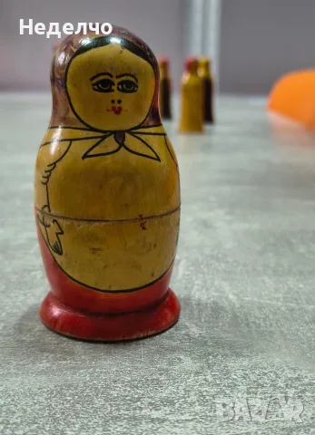 Дървени фигурки 10 бр., снимка 4 - Статуетки - 56679451