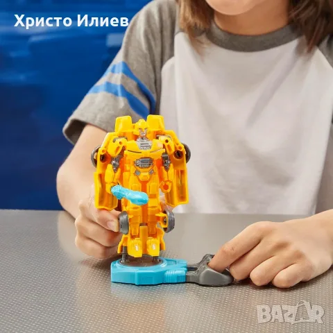 Фигурка Трансформърс Transformers One Robot Battlers Bumblebee 11,5 см, снимка 7 - Фигурки - 56624150