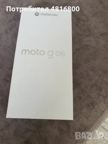 Смарт телефон moto g 06 чисто нов не отварян