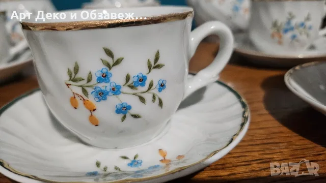 Ретро сервиз за кафе Китка, снимка 4 - Сервизи - 56569033