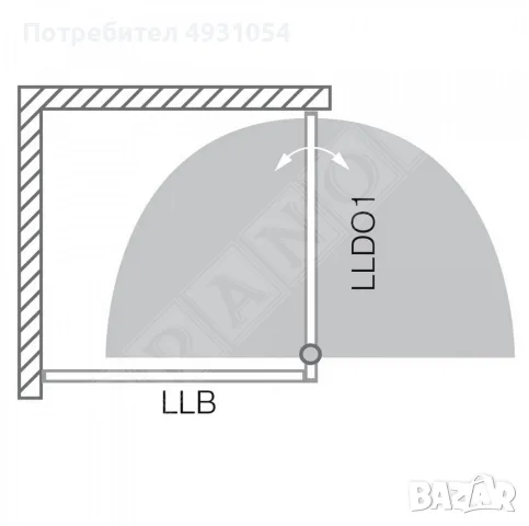 Луксозна душкабина 97,9–100,5 см, снимка 7 - Душ кабини и вани - 56739141