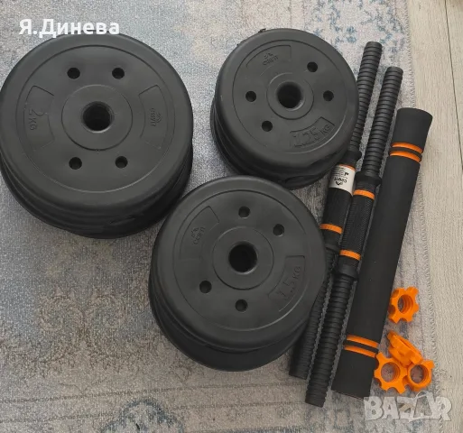  Дъмбели Crivit 2v1, снимка 4 - Фитнес уреди - 56712581