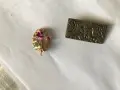 2 брошки, едната руска, едната българска, снимка 1