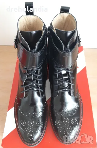 KicKers Oxrock - Боти KicKers черни - 38 номер, снимка 2 - Дамски боти - 56728784